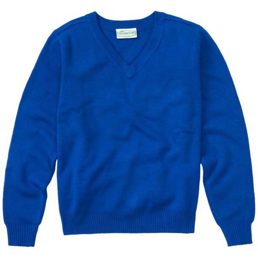 ROYAL blue sweater like new back to school